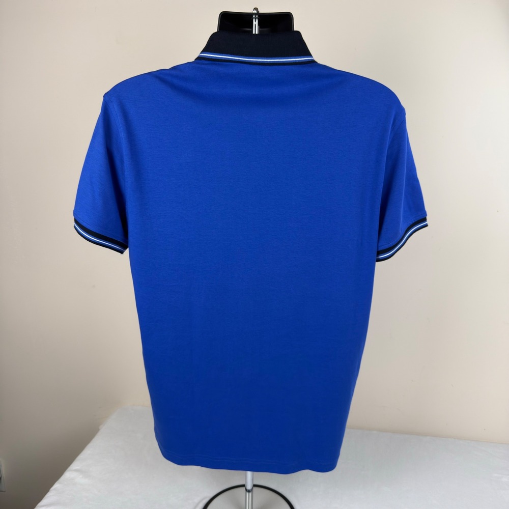 Tommy Hilfiger Mens Blue Short Sleeve Pocket Polo Shirt Medium XM03529 402 New - Picture 3 of 9